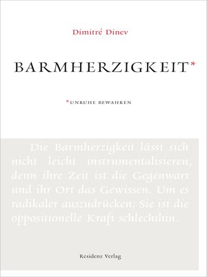 cover image of Barmherzigkeit